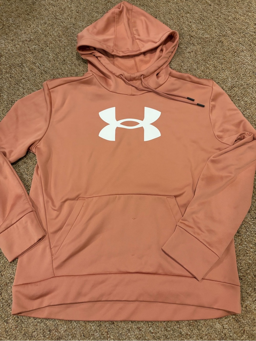 Under Armour Coral Pullover Hoodie Large Perfect Condition NWOT